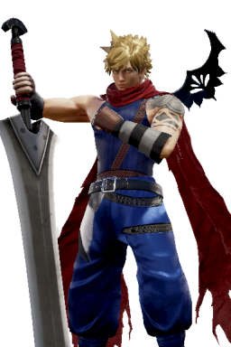 Cloud_Strife Custom DLC DynnyB Series:Final_Fantasy Series:Kingdom_Hearts Style:Siegfried // 256x384 // 228.4KB