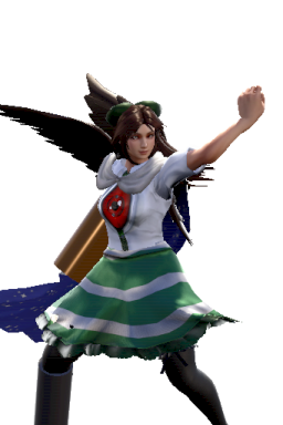 Custom Modded Okuu Series:Touhou Style:Cervantes // 256x384 // 145.4KB