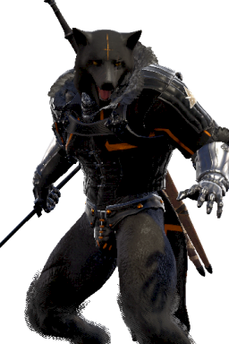 Custom DLC DLC12 Garval_(The_Black_Hole) OC Original_Character Style:Geralt The_Black_Hole Werewolf Wolf theblackhole // 256x384 // 187.7KB