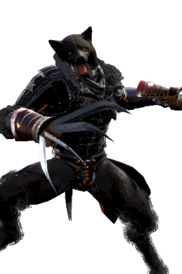 Custom DLC DLC12 OC Original_Character Style:Voldo The_Black_Hole Warou_(The_Black_Hole) Werewolf Wolf theblackhole // 256x384 // 144.1KB