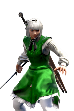 Custom Series:Touhou_Project Style:Geralt Youmu_Konpaku // 256x384 // 194.4KB