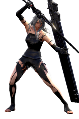 2B A2 Alternate Kaneco Series:Nier Series:Nier_Automata Series:Soulcalibur Style:2B // 256x384 // 145.4KB