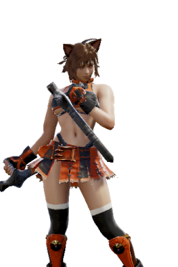 Custom Makoto_Nanaya Modded Series:Blazblue Style:Talim // 256x384 // 138.7KB