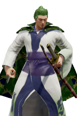 Custom DLC DynnyB Roronoa_Zoro Series:One_Piece Style:Haohmaru Zoro // 256x384 // 271.7KB