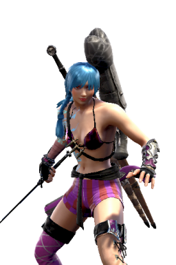 Custom Jinx Series:League_of_Legends Style:Geralt // 256x384 // 182.6KB