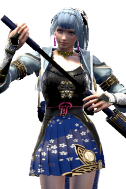 Ayaka Custom DLC DynnyB Kamisato_Ayaka Style:Setsuka series:Genshin_Impact // 256x384 // 266.1KB