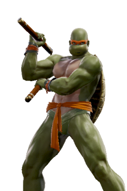 Custom Michelangelo Series:Teenage_Mutant_Ninja_Turtles Shredder Style:Maxi // 256x384 // 166.0KB