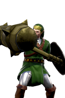Link Megaton_Hammer Series:Legend_of_Zelda Style:Astaroth // 256x384 // 160.3KB