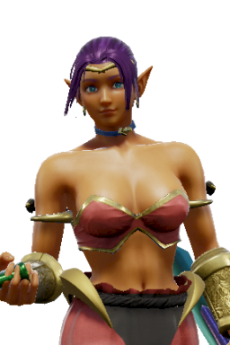 DLC DLC1 DLC3 Race:Hidden_Village_Clan Series:Shantae Shantae Style:Talim Weapon:Megalodon // 256x384 // 228.5KB
