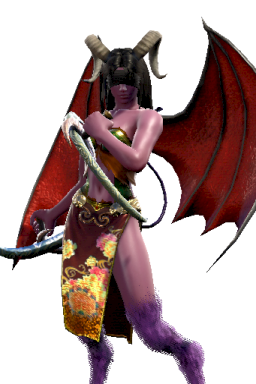 Custom Genderswap Illindan Series:Warcraft Series:World_of_Warcraft Style:Talim // 256x384 // 222.3KB