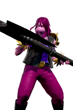 Custom Series:Deltarune Series:Undertale Style:Astaroth Susie // 256x384 // 133.8KB