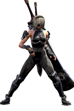 2B Alternate Kaneco Series:Nier Series:Nier_Automata Series:Soulcalibur Style:2B // 256x384 // 127.9KB