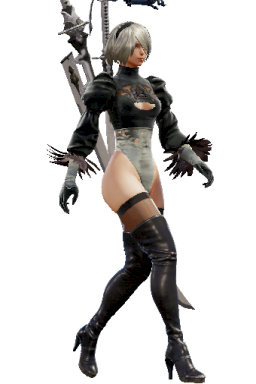 2B Alternate Kaneco Series:Nier Series:Nier_Automata Series:Soulcalibur Style:2B // 256x384 // 137.8KB