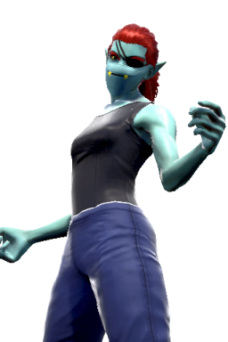 Custom Series:Undertale Style:Hilde Undyne // 256x384 // 160.9KB