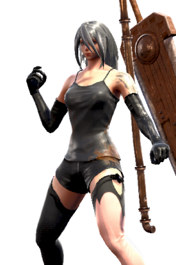 A2 Alternate Atiklyar Series:Nier Series:Soulcalibur Style:2B // 256x384 // 213.8KB