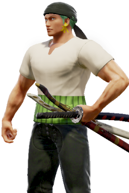 Custom DynnyB No_DLC Roronoa_Zoro Series:One_Piece Style:Mitsurugi Zoro // 256x384 // 223.3KB