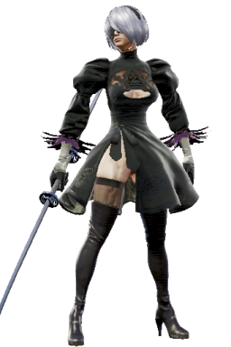 Alternate Genderswap Modded Series:Nier Style:Groh // 256x384 // 146.3KB