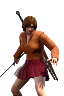 Custom Series:Scooby_Doo Style:Geralt Velma_Dinkley // 256x384 // 165.6KB