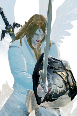 Custom Genderswap Jugram_Haswalt_"B" Modded Series:Bleach Style:Geralt // 256x384 // 437.8KB